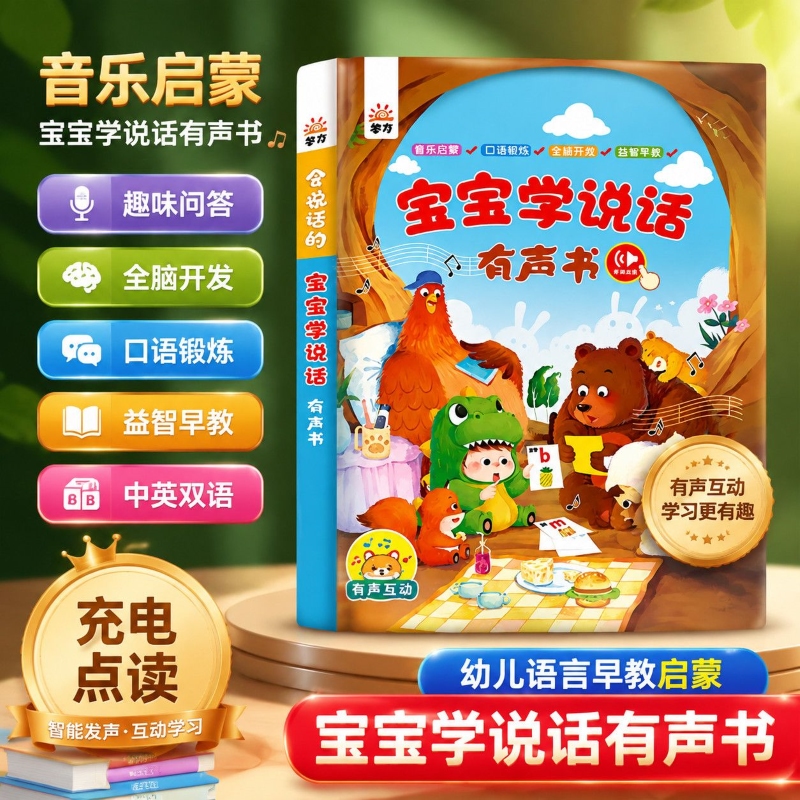 宝宝学说话有声书